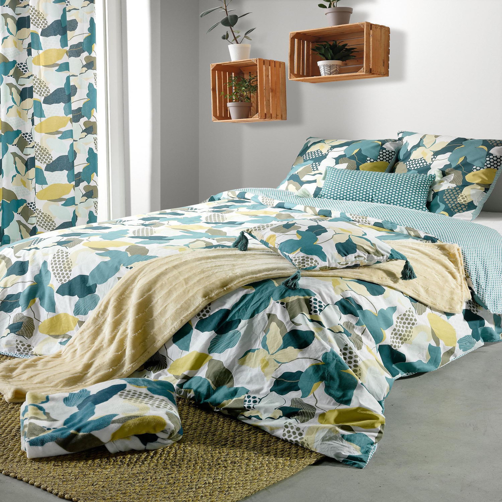 Voir la diapositive 2 : Les Ateliers du Linge Rideau polyester occultant