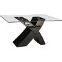 Voir la diapositive 1 : Habitat et Jardin Table repas  Mona  - 150 x 90 x 74 cm - Noir