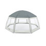 Voir la diapositive 2 : BESTWAY Dôme de protection pour piscine hors sol rondes Flowclear&trade;