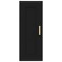 Voir la diapositive 5 : VIDAXL Armoire murale Noir 35x34x90 cm Bois d'ingenierie