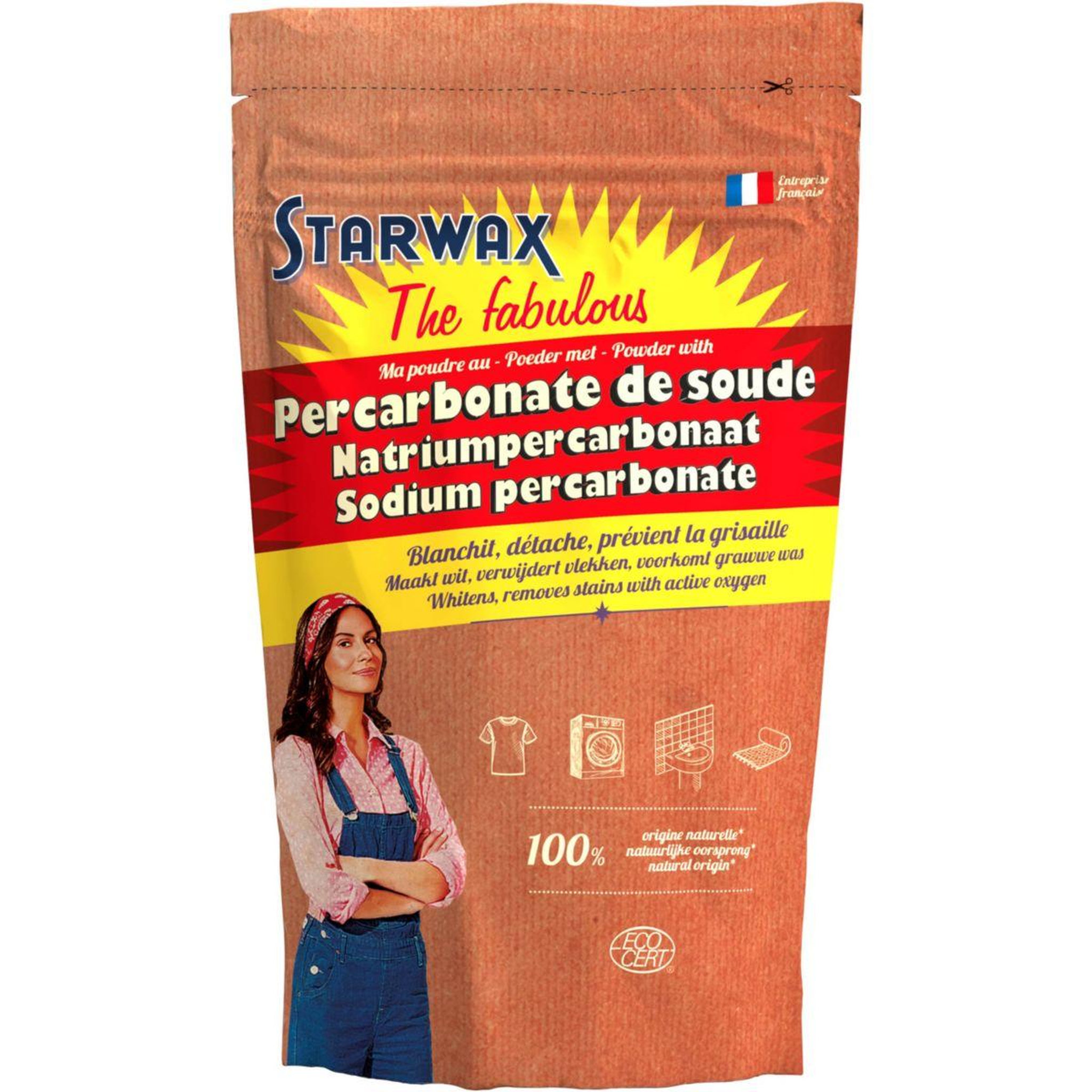 Starwax Détachant textile percarbonate de soude 1kg