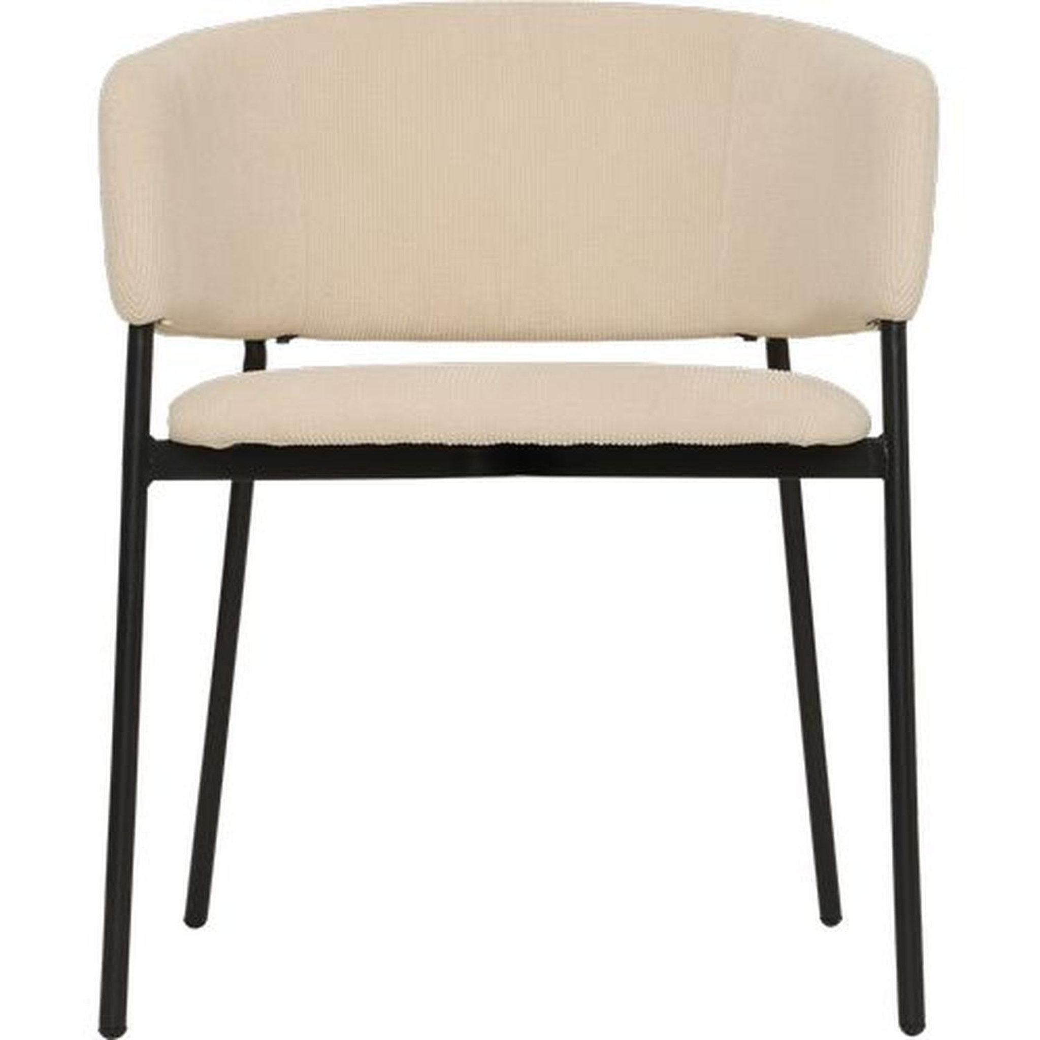 Voir la diapositive 6 : ATMOSPHERA Lot de 2 fauteuils à diner en velours SOLEA