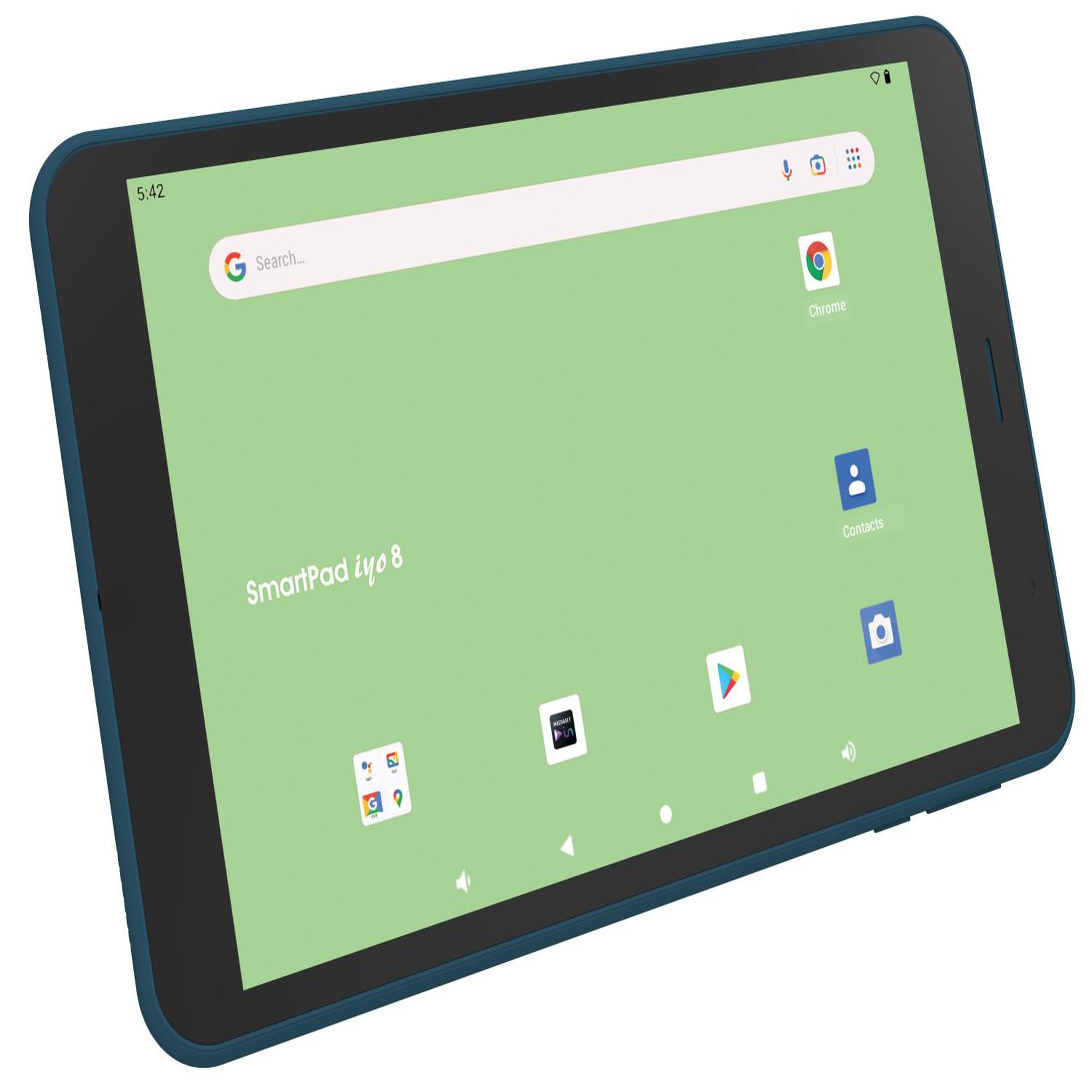 MEDIACOM Mediacom m-sp8gy tablette rockchip 32 go 20,3 cm (8 ) 3 go wi-fi 6 (802.11ax) android 14 noir, bleu