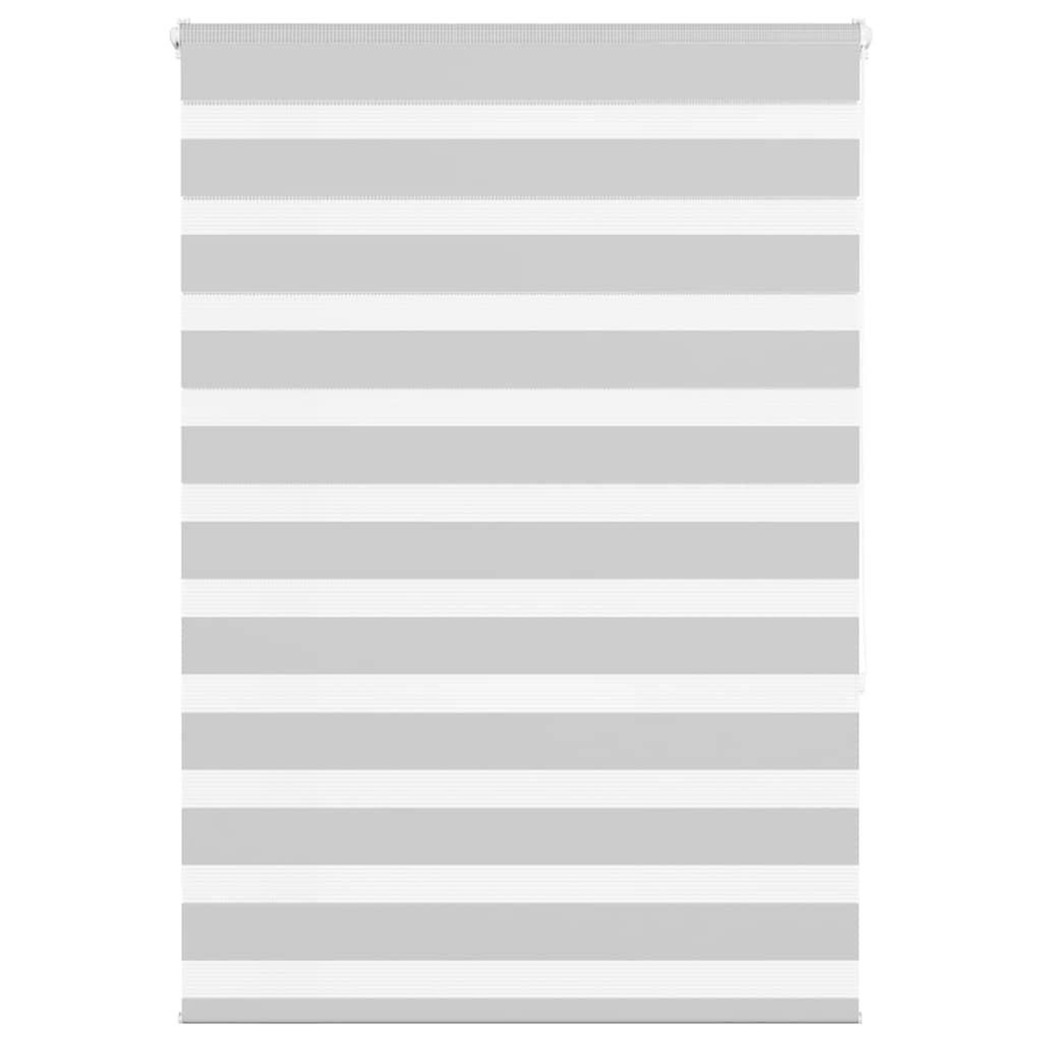 VIDAXL Store zebre gris clair largeur du tissu 105,9 cm polyester