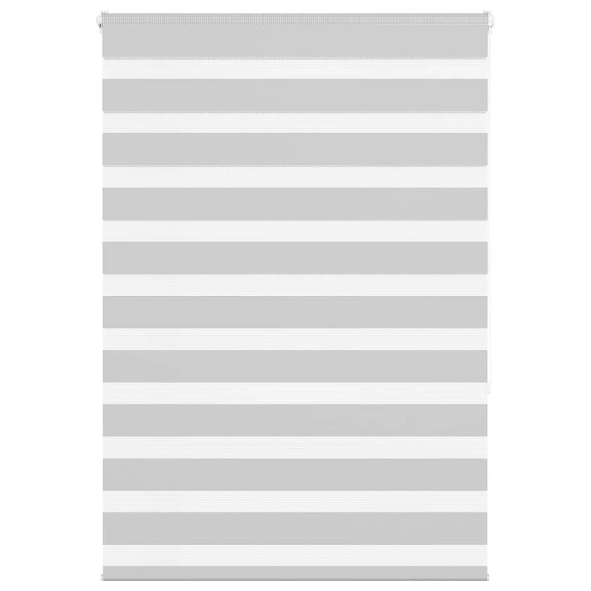 VIDAXL Store zebre gris clair largeur du tissu 105,9 cm polyester