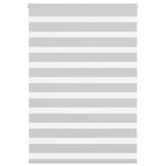 VIDAXL Store zebre gris clair largeur du tissu 105,9 cm polyester