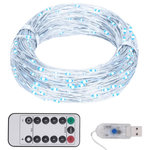 VIDAXL Guirlande LED avec 150 LED Blanc froid 15 m