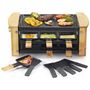Voir la diapositive 2 : Kitchen chef Appareil à raclette 6 personnes 900w - kcwood.6rp