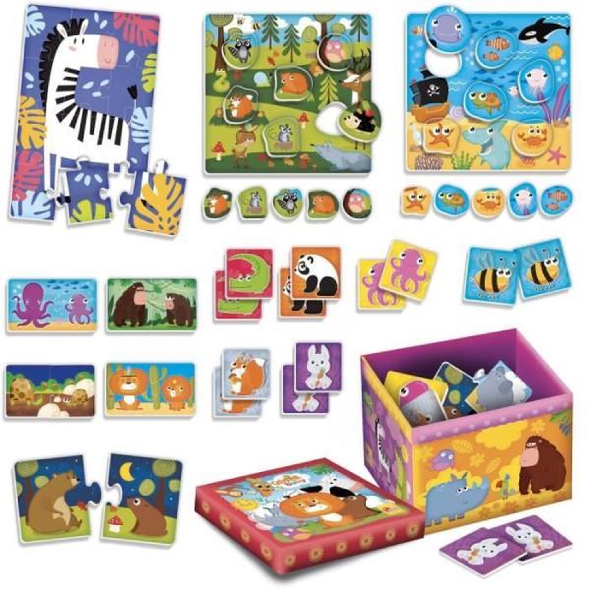 Voir la diapositive 2 : LISCIANI GIOCHI Super Box - CAROTINA BABY - Jeux éducatifs, Format géant