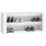 Voir la diapositive 4 : VIDAXL Etagere a chaussures Blanc 100x35x45 cm Bois d'ingenierie