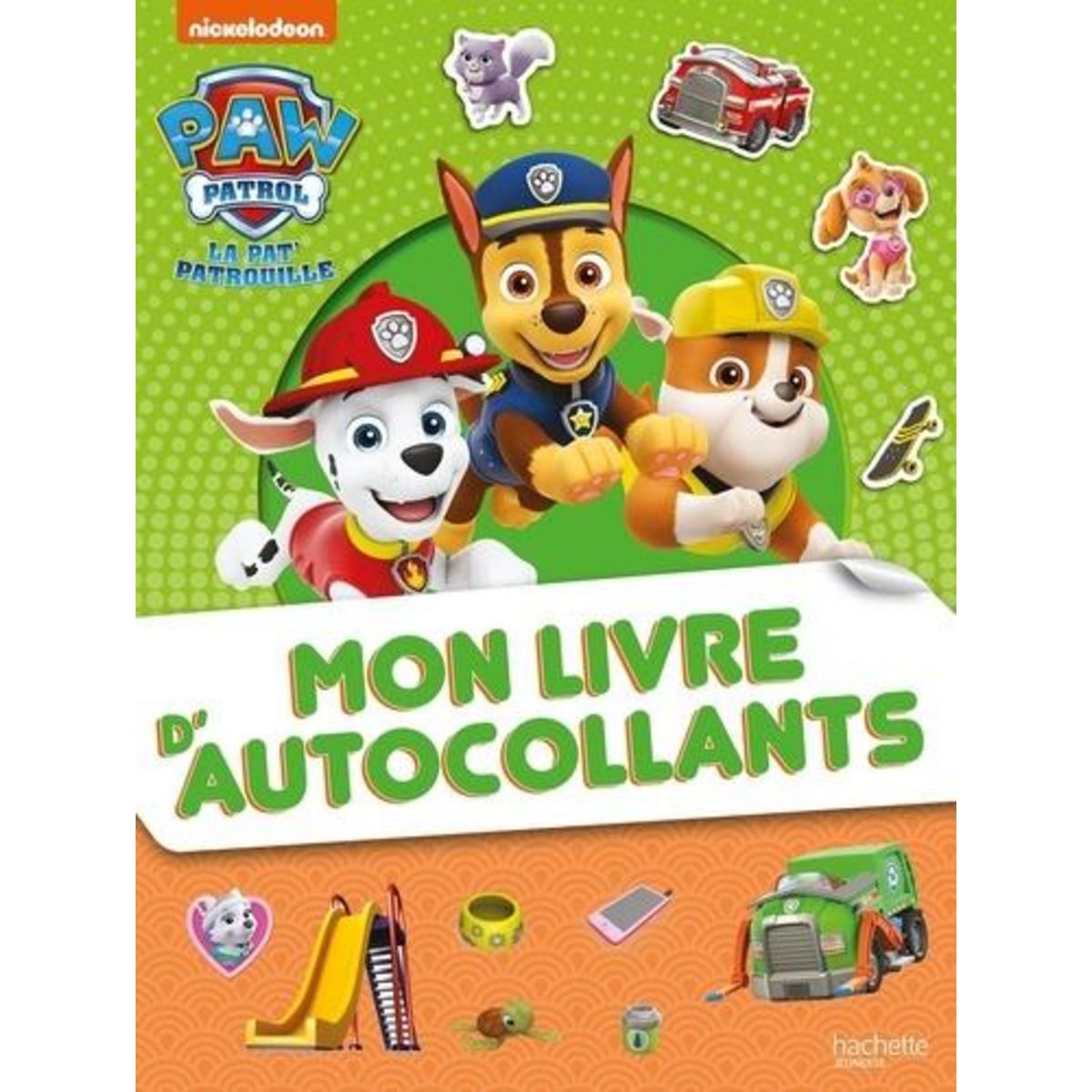 MON LIVRE D'AUTOCOLLANTS PAT' PATROUILLE, Nickelodeon