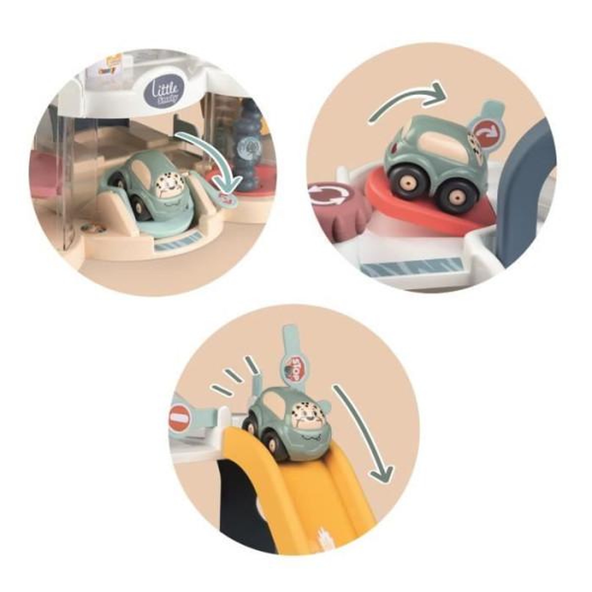 Voir la diapositive 3 : SMOBY Garage little smoby premier - 1 voiture incluse - des 18 mois