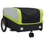 Voir la diapositive 4 : VIDAXL Remorque de vélo noir et vert 45 kg fer