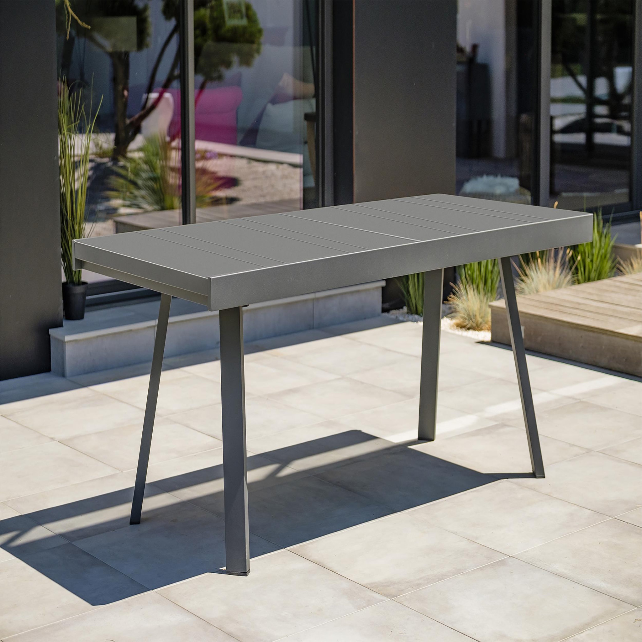 Voir la diapositive 5 : DCB GARDEN Table de jardin en aluminium (8 places)