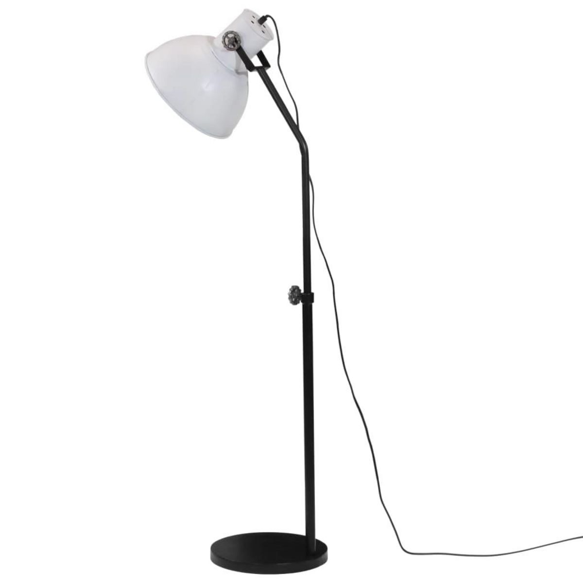 VIDAXL Lampadaire 25 W blanc 30x30x90-150 cm E27