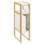 Voir la diapositive 2 : FIVE Dérouleur Papier WC  Natureo  80cm Blanc