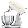 Voir la diapositive 2 : SMEG Robot pâtissier SMF04CREU Crème