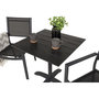 Voir la diapositive 3 : Paris Prix Ensemble Table de Jardin & 2 Chaises  Colorado & Copacabana  74cm Noir