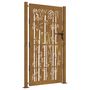 Voir la diapositive 2 : VIDAXL Portail de jardin 105x205 cm acier corten design de bambou