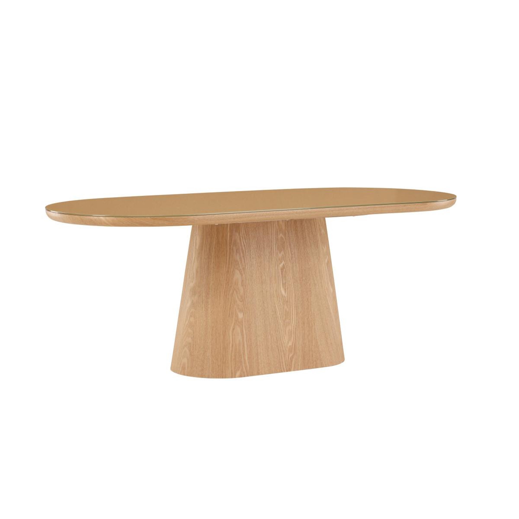Paris Prix Table à manger en verre  castor  200cm naturel