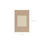 Voir la diapositive 4 : Rendez vous déco Tapis rectangulaire en jacinthe d'eau 120x180 cm-Vaiana