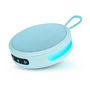 Voir la diapositive 2 : BIGBEN PARTY BIGBEN Party - Enceinte Bluetooth ronde avec dragonne et effets lumineux - 15W - Bleu Pastel