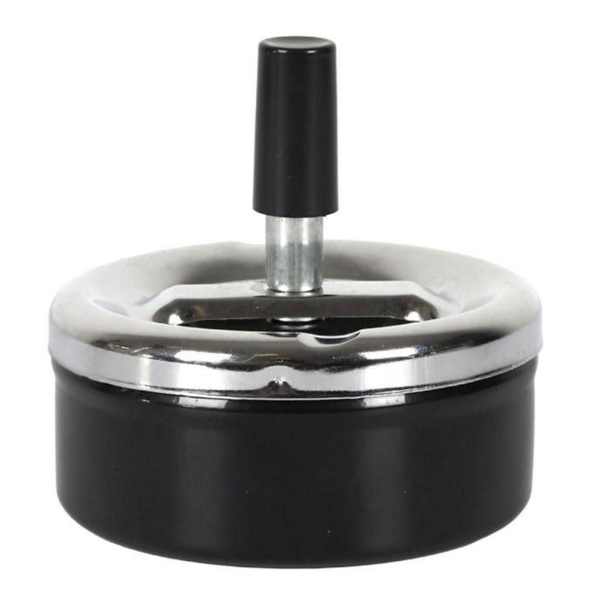 Paris Prix Cendrier Poussoir en Métal  Fun  9cm Noir