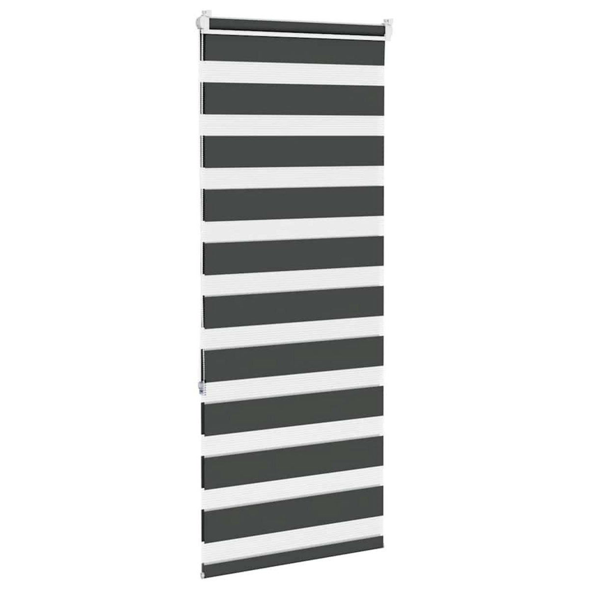 VIDAXL Store zebre noir 60x150 cm largeur du tissu 55,9 cm polyester