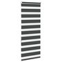 Voir la diapositive 4 : VIDAXL Store zebre noir 60x150 cm largeur du tissu 55,9 cm polyester