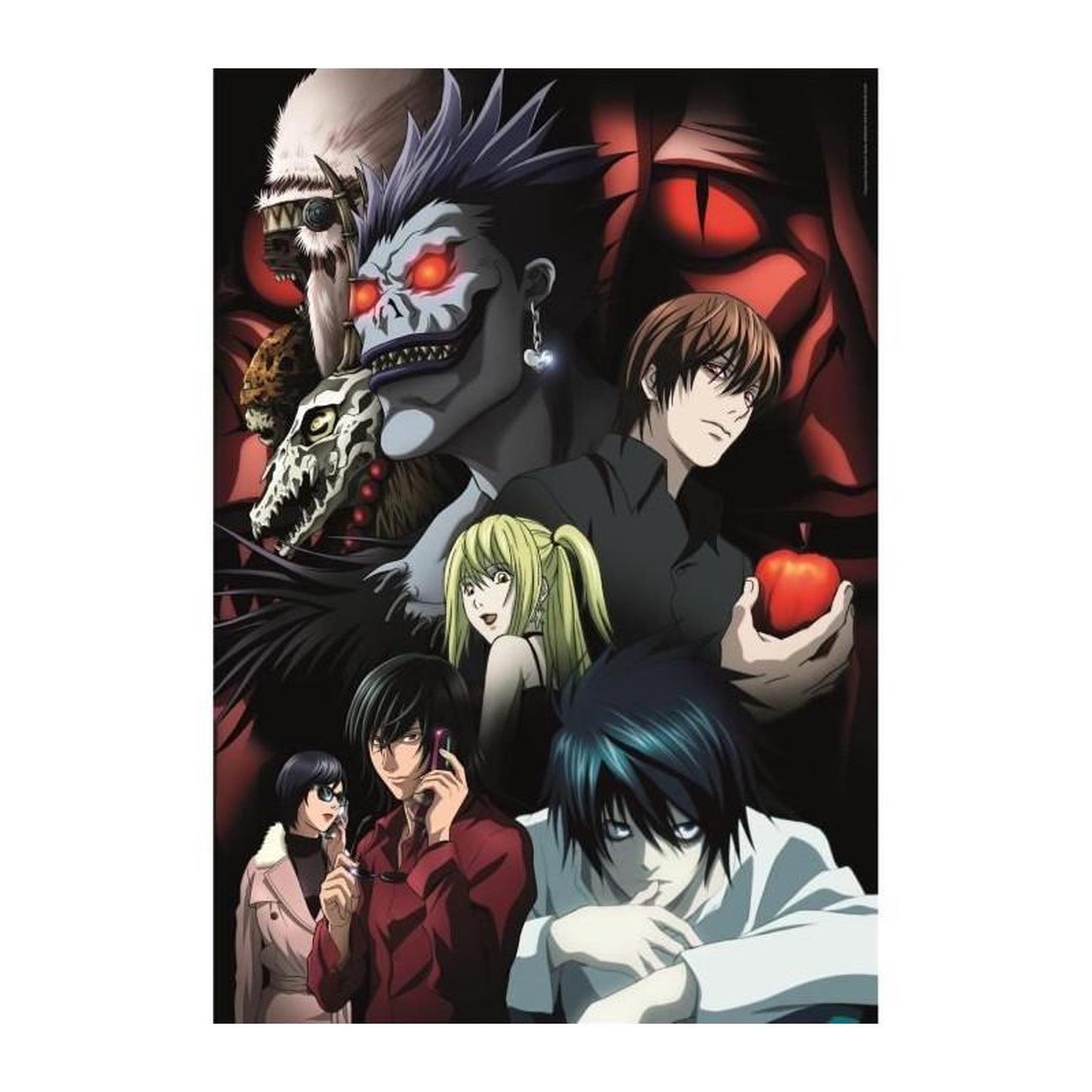 Voir la diapositive 2 : CLEMENTONI Puzzle 1000 pièces Death Note – Format compact – Adulte et adolescent – Clementoni