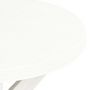 Voir la diapositive 4 : VIDAXL Table de bistro Blanc Ø70 cm Plastique