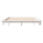 Voir la diapositive 4 : VIDAXL Cadre de lit sans matelas blanc 140x190 cm bois de pin massif