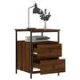 Voir la diapositive 4 : VIDAXL Tables de chevet 2 pcs chene marron 44x45x60 cm bois ingenierie