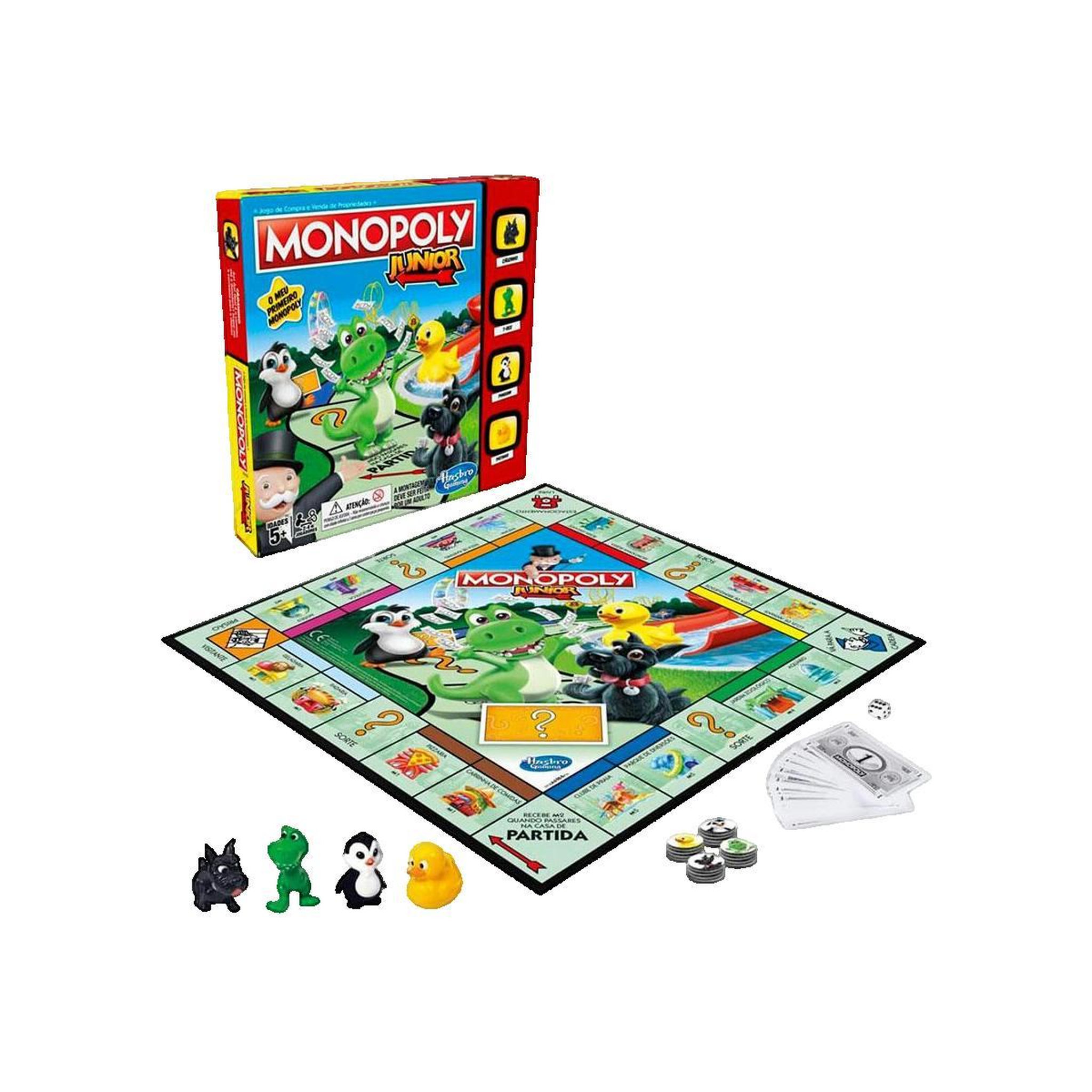 HASBRO Jeu de société Hasbro Monopoly Junior multicolore