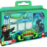 Multiprint Coffret de tampons Multiprint avec feutres Giotto et album de coloriage