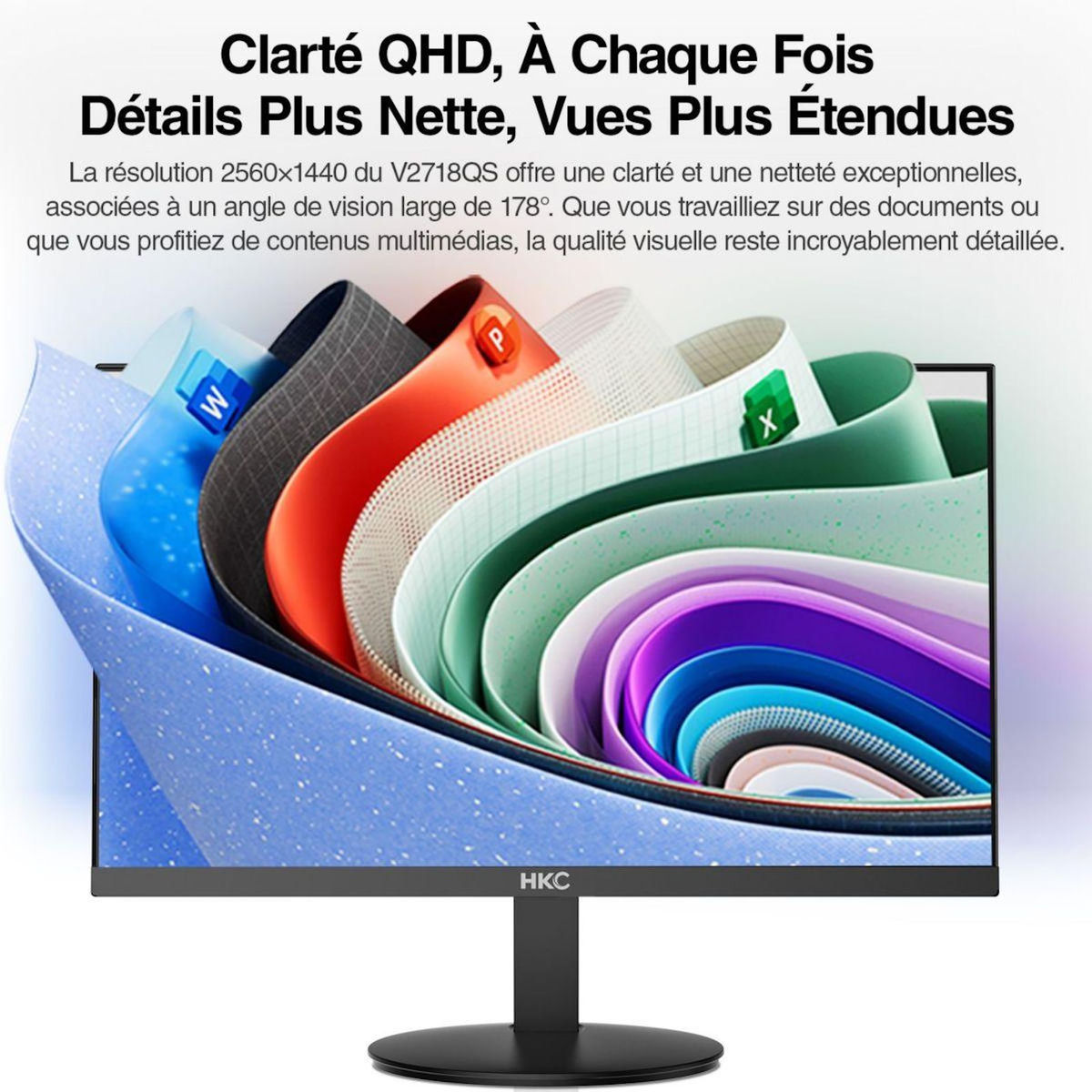 HKC Ecran PC V2718QS IPS