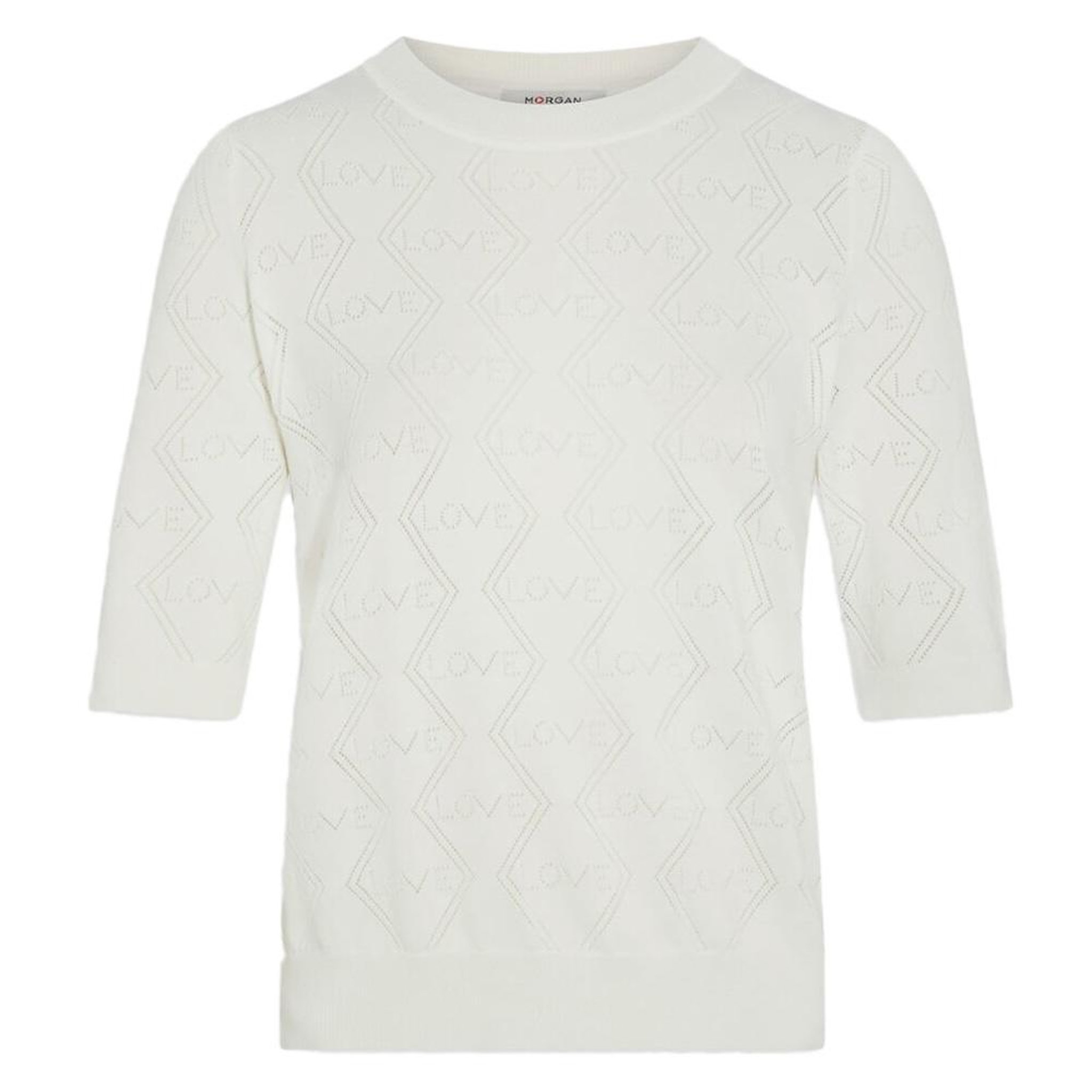 Voir la diapositive 2 : MORGAN T-Shirt Blanc Femme Morgan MIKA
