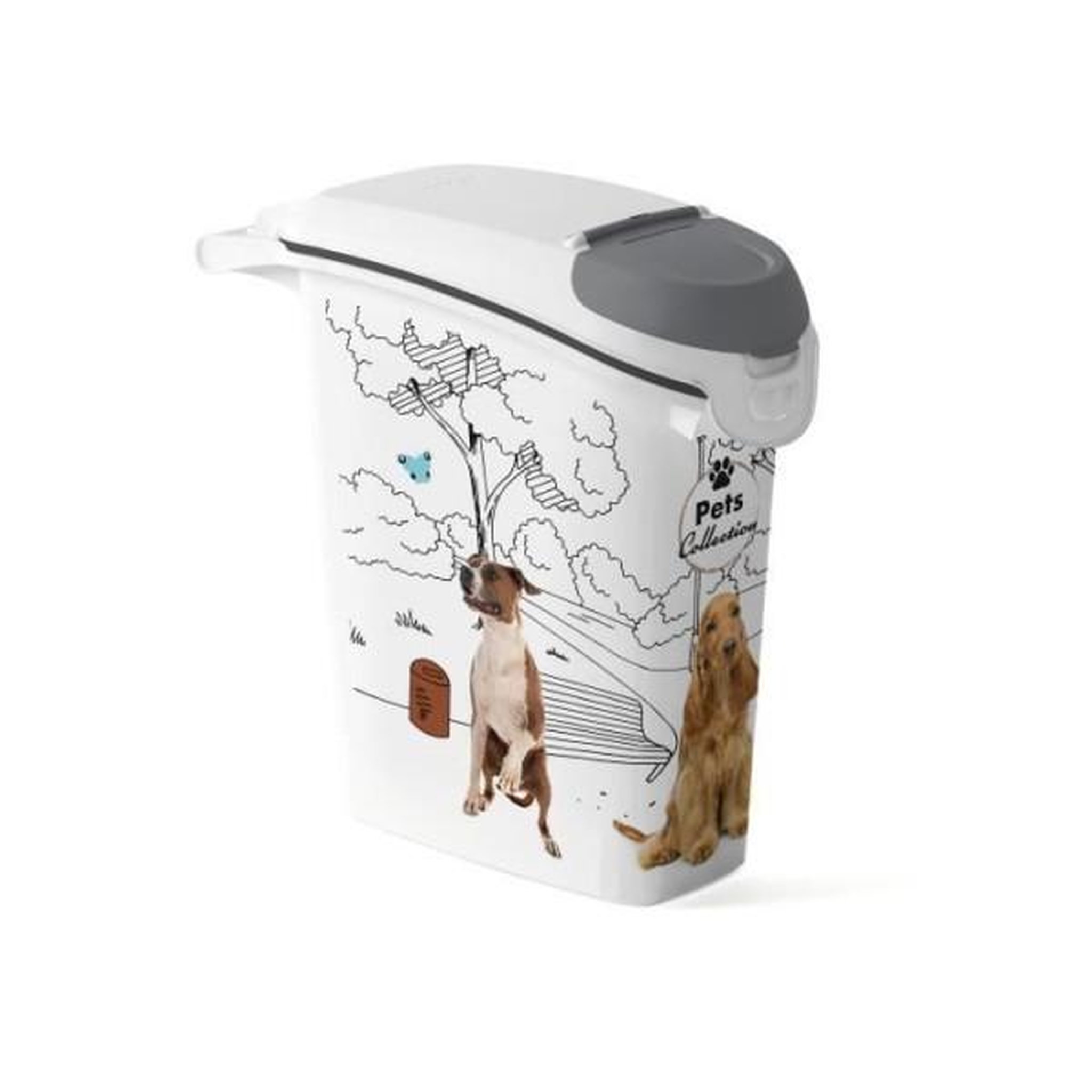 CURVER Boîte de conservation pour aliments - CURVER - PetLife - 10 kg - Blanc - Plastique