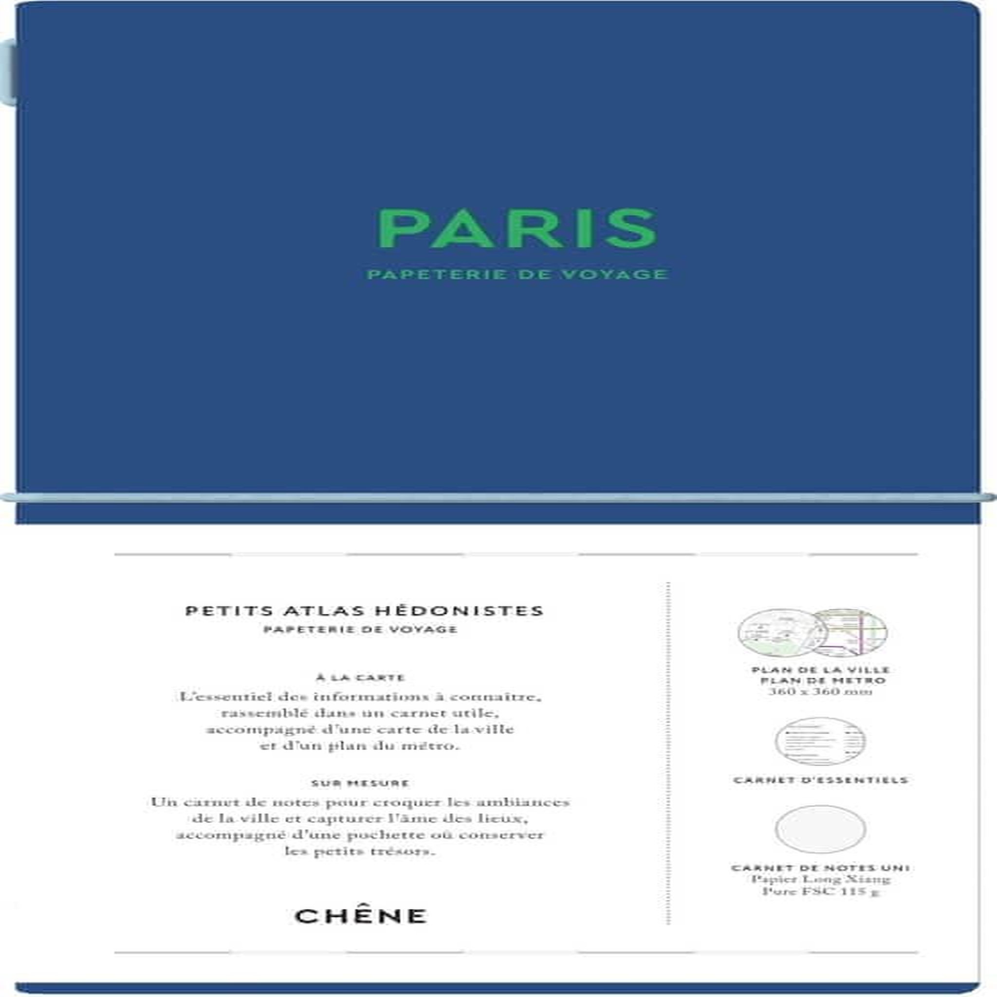 PARIS. CARNET AVEC 1 POCHETTE A RABATS, 1 CARTE DE LA VILLE, 1 PLAN DU METRO, 1 CARNET D'ESSENTIELS, 1 CARNET DE NOTES, 1 PLANCHE DE STICKERS UTILES ET 1 PLANCHE DE STICKERS DECORATIFS, Cerovic Jug