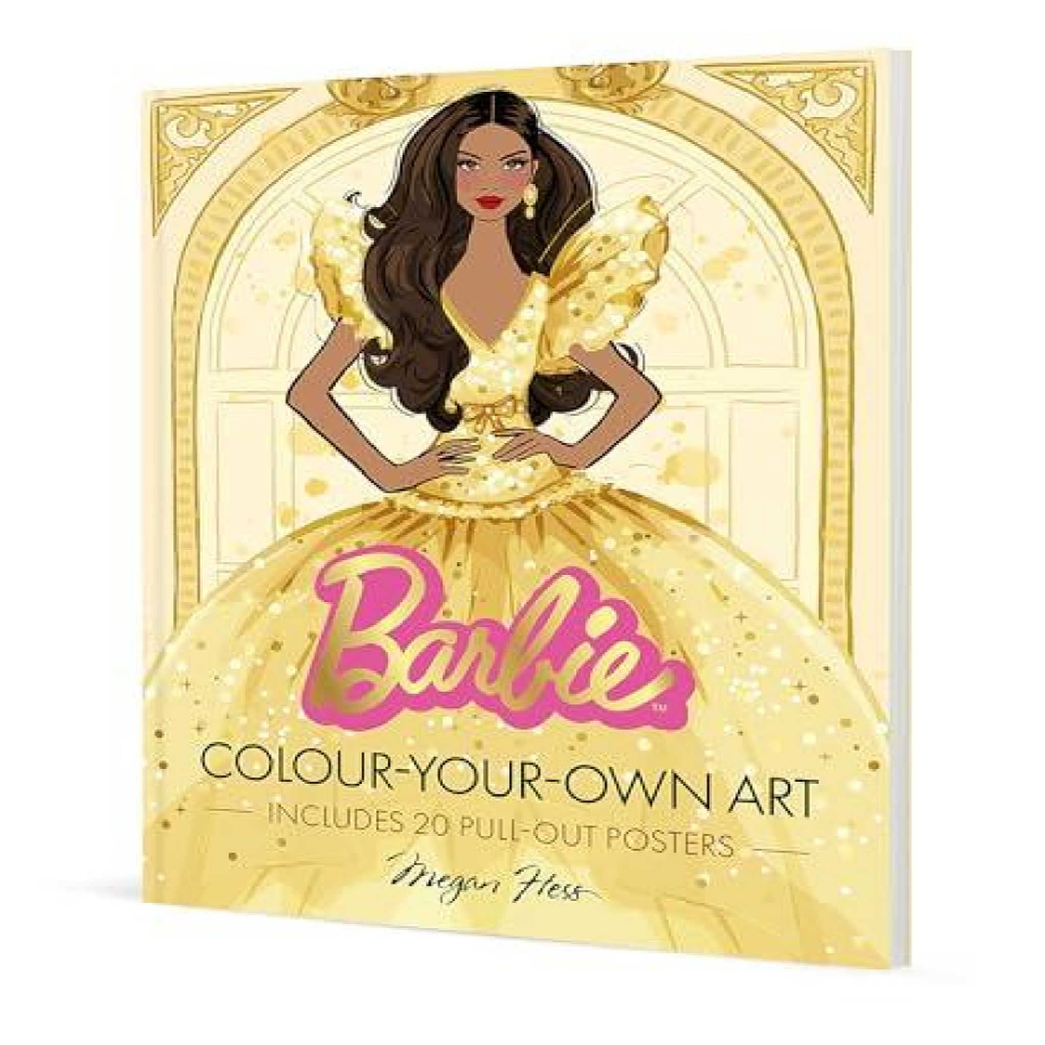 LIVRES Barbie: Colour-Your-Own Art