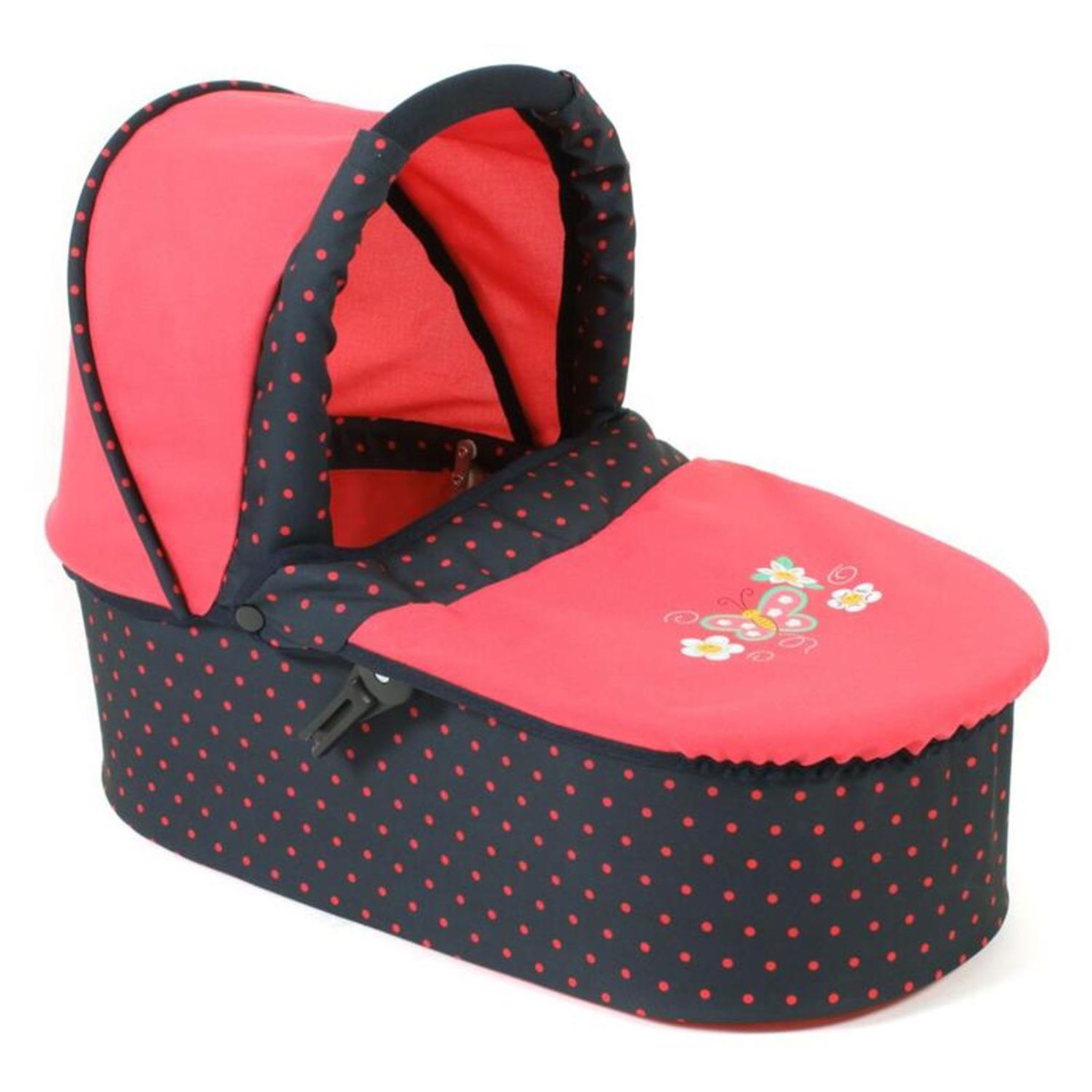 Voir la diapositive 6 : BAYER CHIC 2000 La poussette pour poupées, combinée 3 en 1 EMOTION ALL IN - Corail à pois