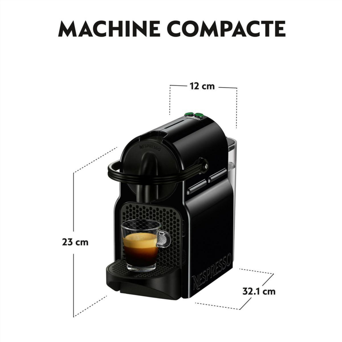 DELONGHI Nespresso EN80.B Inissia Intense Noire