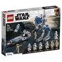 Voir la diapositive 2 : LEGO Star Wars 75280 - Les Clone troopers de la 501ème légion et Marcheur AT-RT