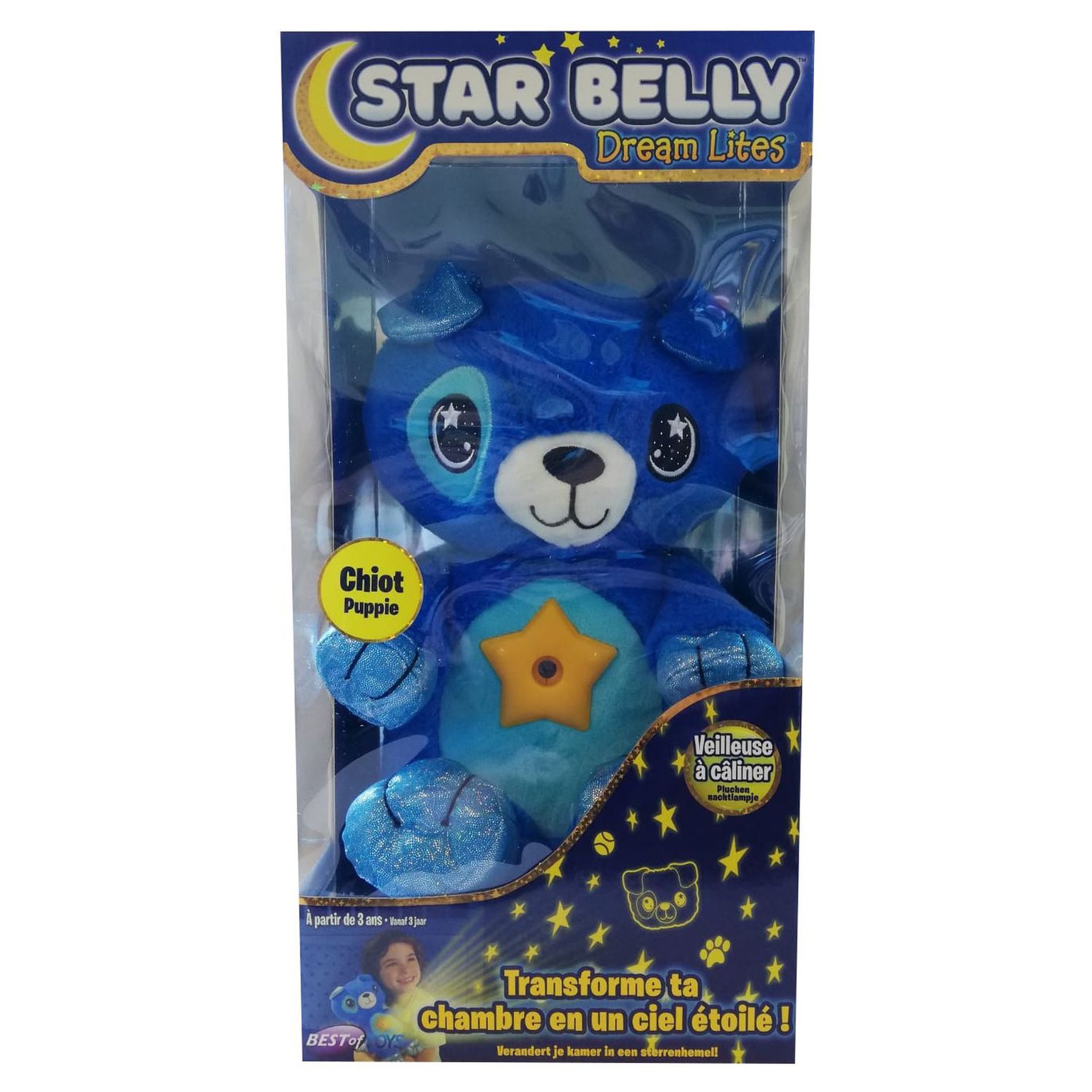 Voir la diapositive 2 : BEST OF TV Peluche - Star Belly Chiot 
