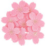 Voir la diapositive 2 : RICO DESIGN Confettis fleur de cerisier, feutrine rose et or