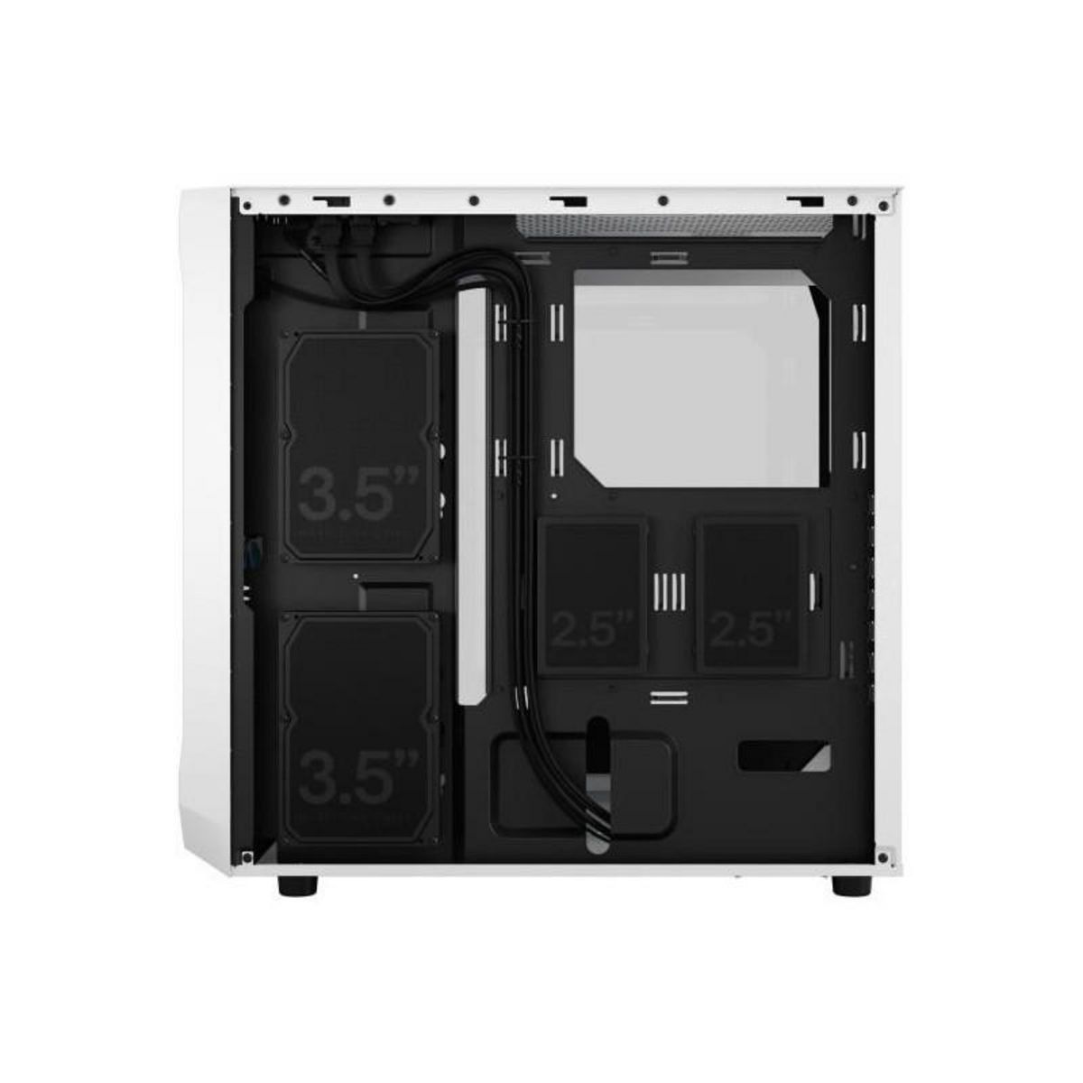 Fractal Design Focus 2 RGB White TG Clear Tint