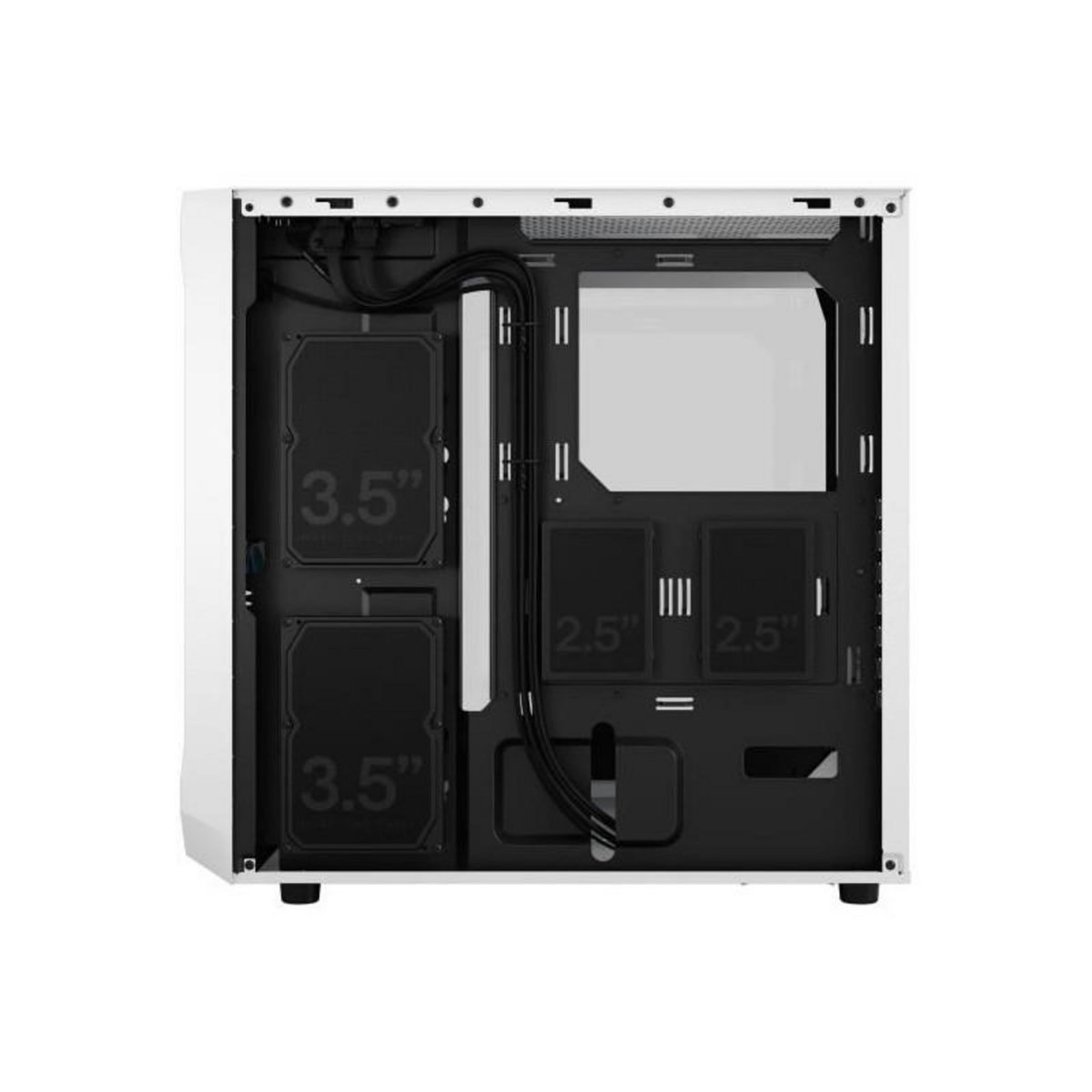 Fractal Design Focus 2 RGB White TG Clear Tint