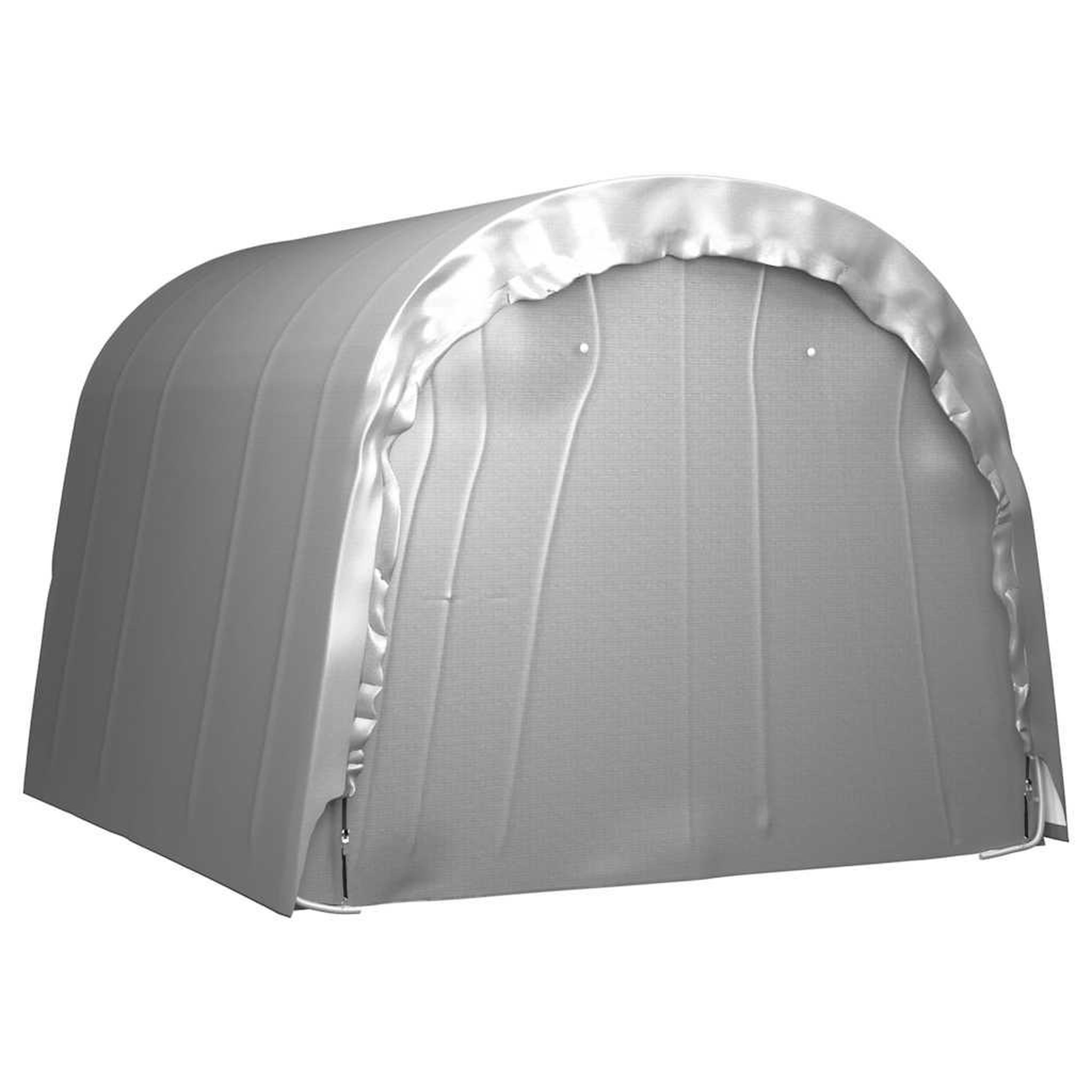 Voir la diapositive 4 : VIDAXL Tente de rangement 300x300 cm acier gris