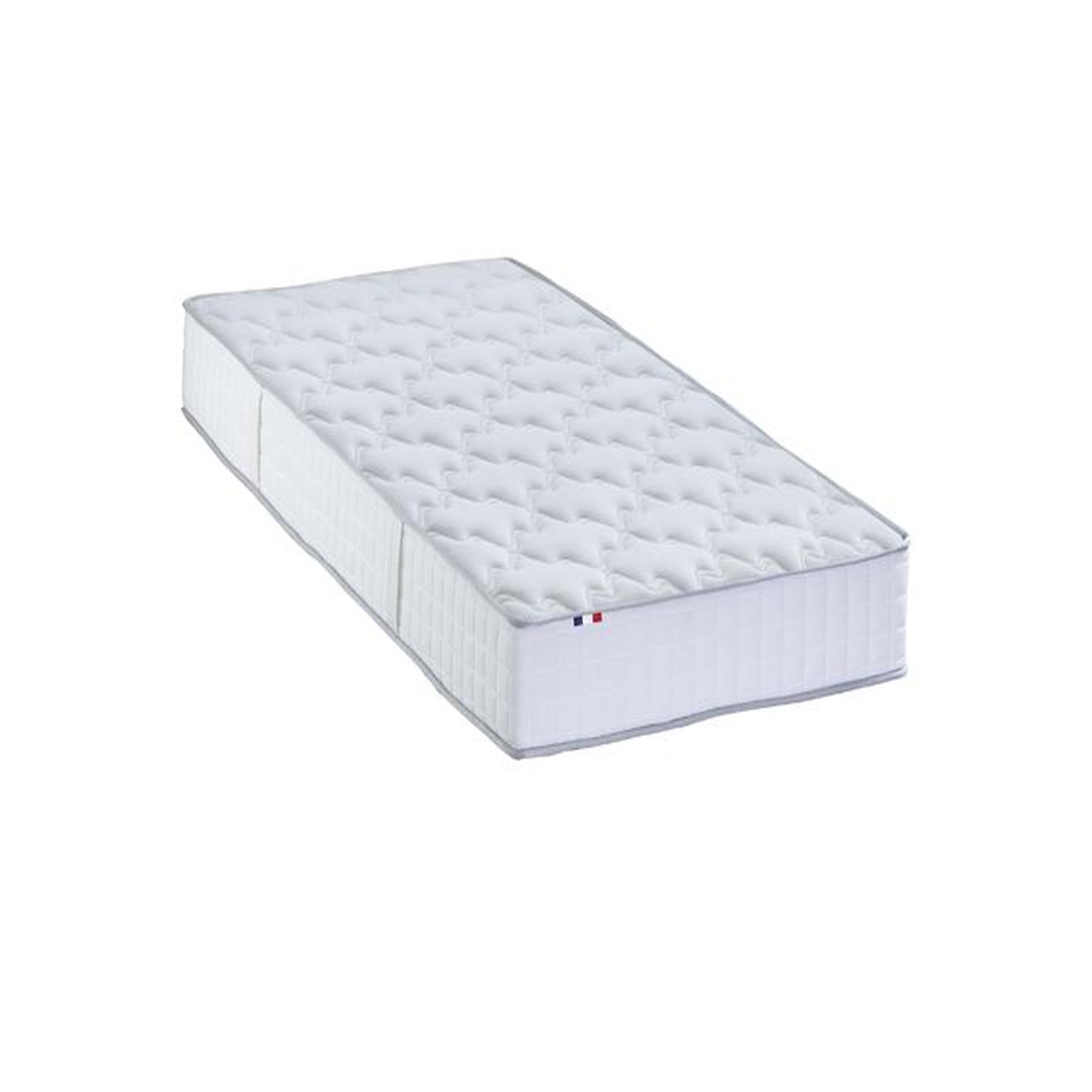 Voir la diapositive 3 : Matelas ressorts ensachés et mousse mémoire de forme 90x190 cm ODYSSEE 