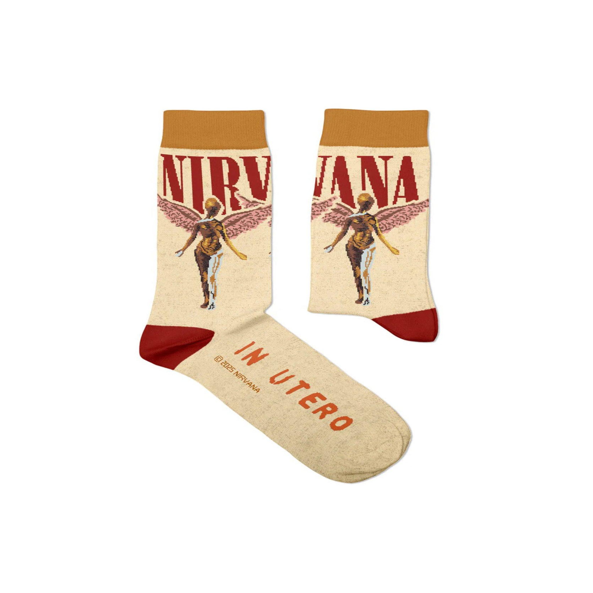 SOCK AFFAIRS Chaussettes nirvana, in utero. Coloris disponibles : Multicolore